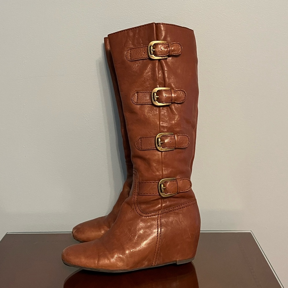 Franco Sarto Wednesday boots with buckle detail